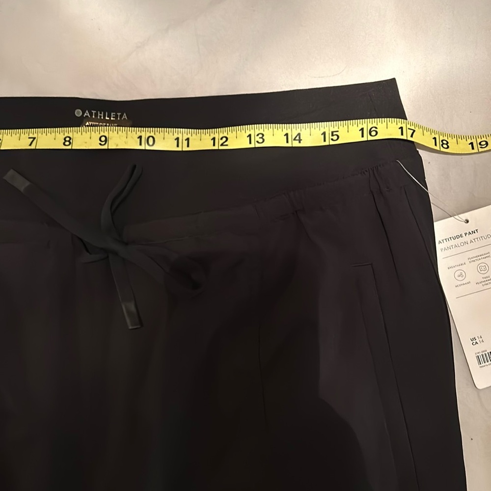 NWT Athleta Black Track Pants